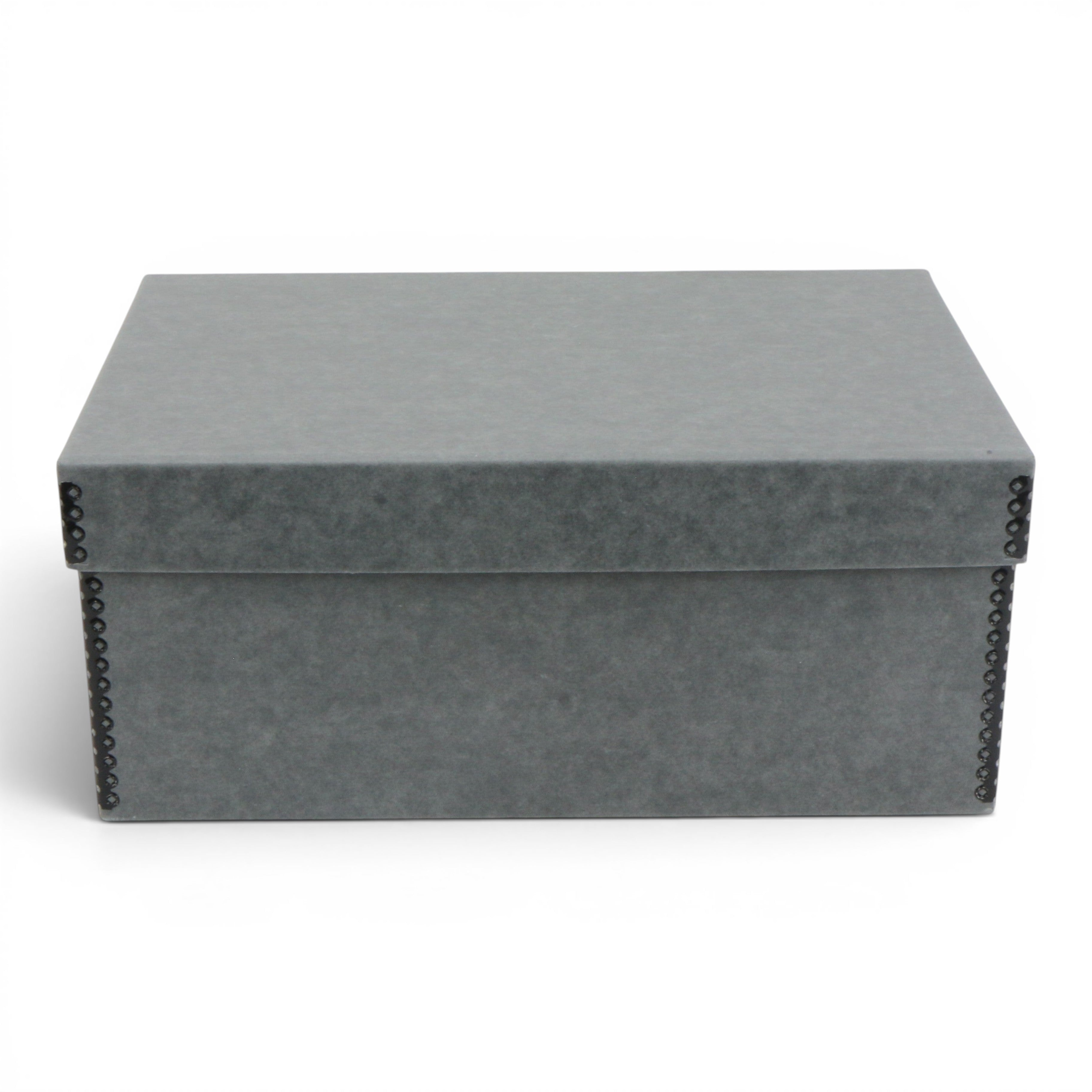 Kept Store acid-free grey handbag storage box for protecting small purses and crossbody bags from dust and damage.