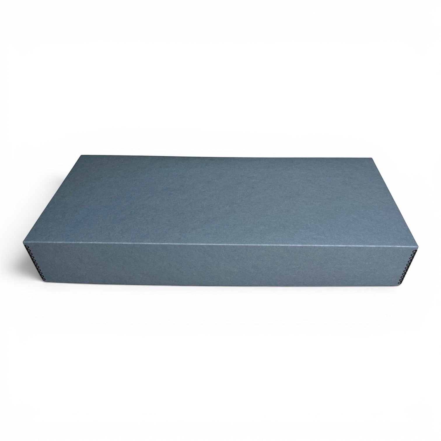 Kept Store large acid-free wedding dress storage box in grey, designed for museum-grade textile preservation.