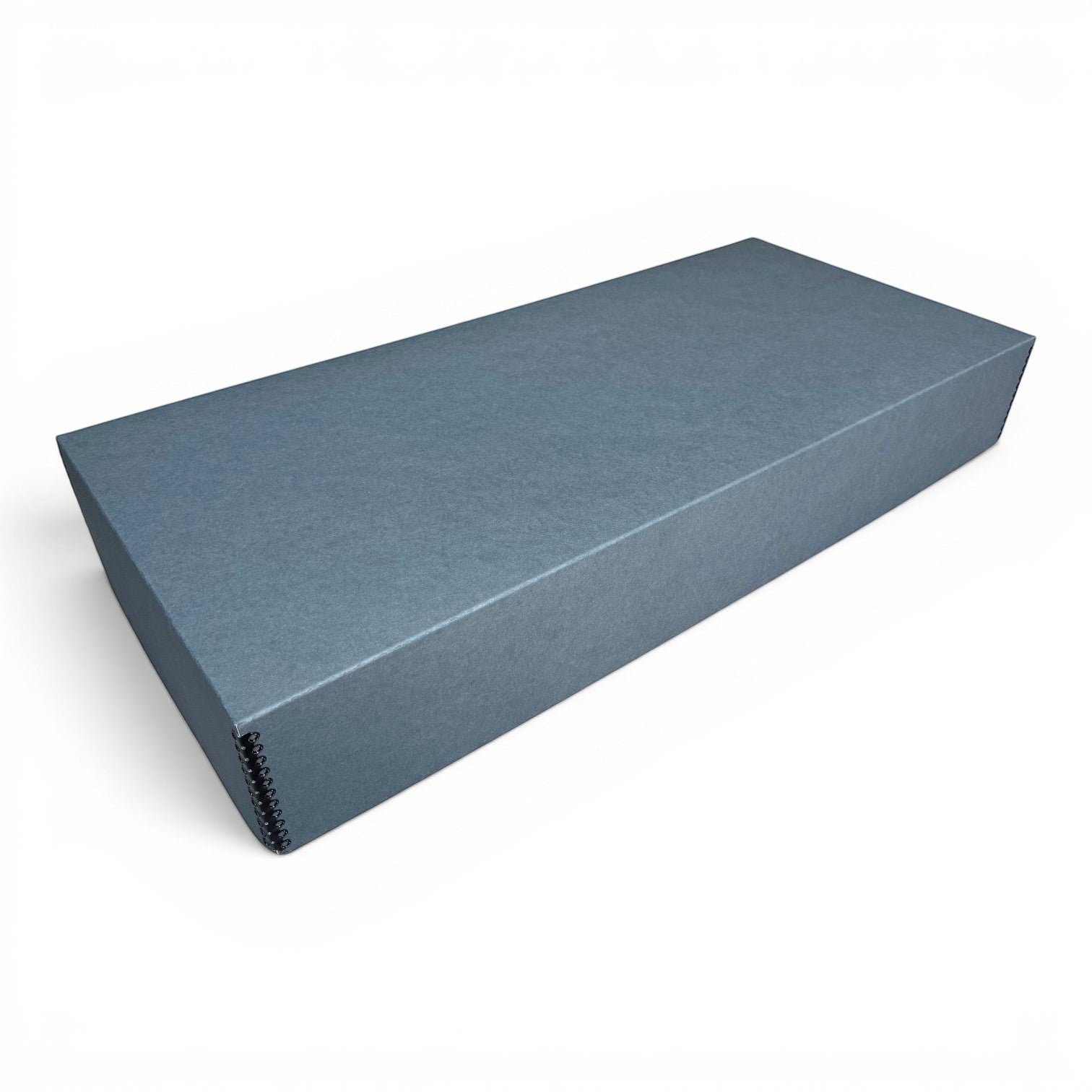 Kept Store large acid-free wedding dress storage box in grey, museum-grade protection for delicate bridal gowns.